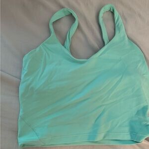 Light greenish blue lululemon size 6 align top